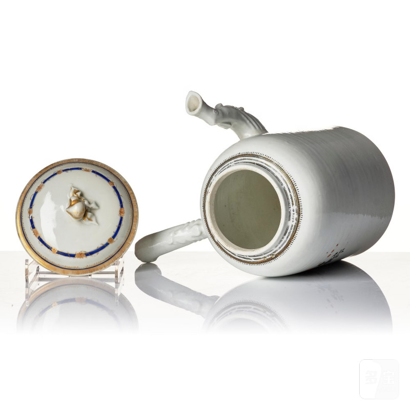 A set of 10 'European Subject' custard cups with covers and a coffeepot with cover, - 图18